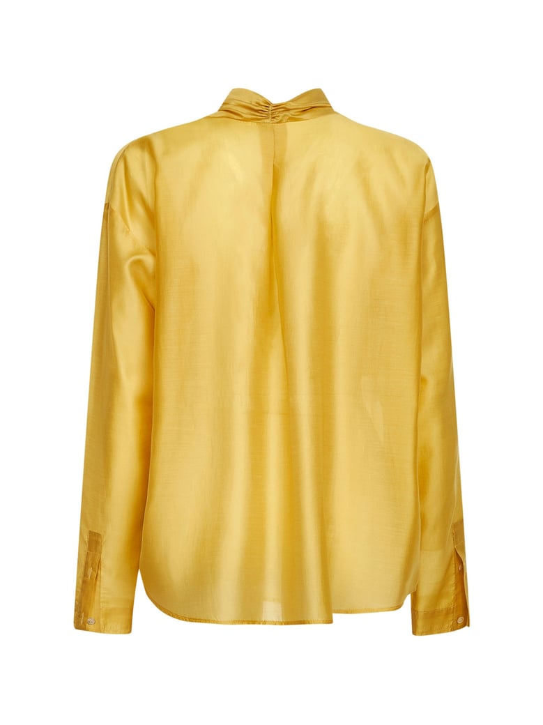 shirt ciuffo voile yellow by Selfnex