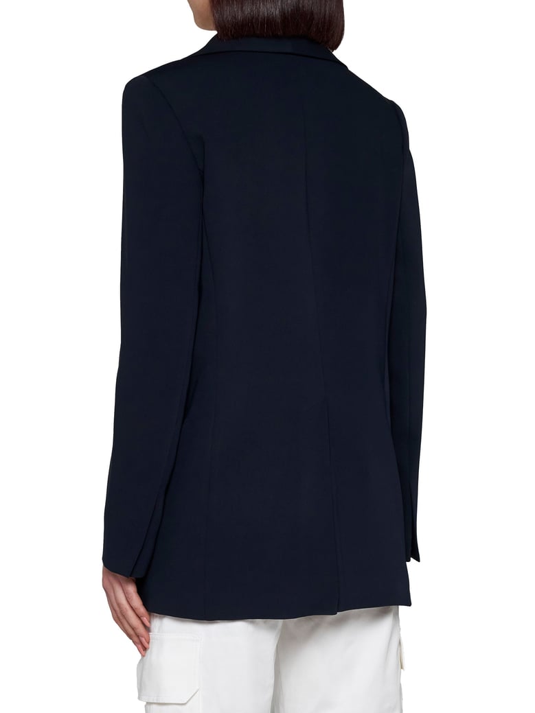 blue cady gesne blazer by Selfnex