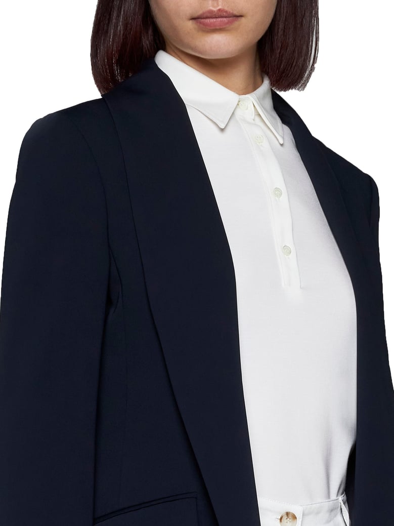 blue cady gesne blazer by Selfnex