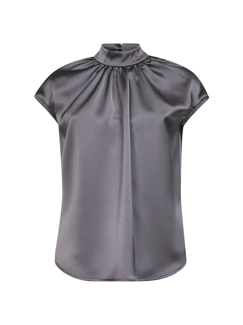 lead satin maria top by Selfnex