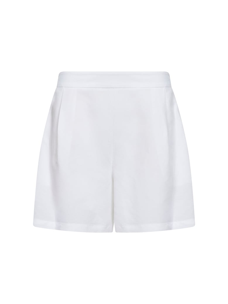 shorts pinxy white viscose-linen by Selfnex
