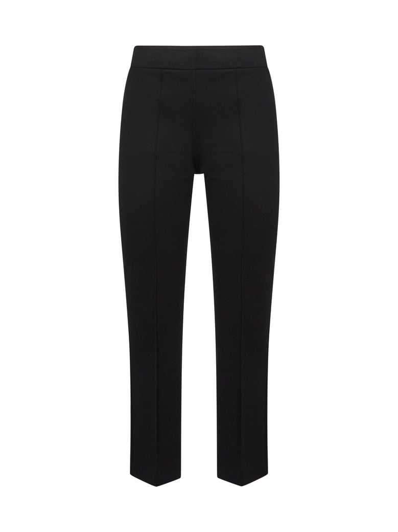 onyx stretch jersey trumpet trousers by Selfnex