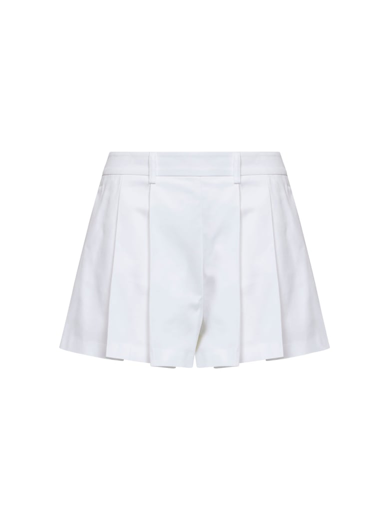 shorts seltz white stretch cotton by Selfnex