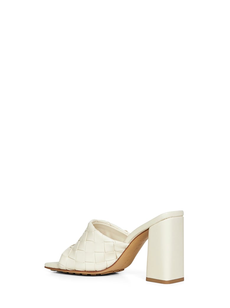 sea salt intrecciato leather parco mules sandals by Selfnex