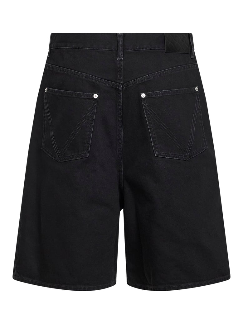 bermuda shorts denim faded black by Selfnex