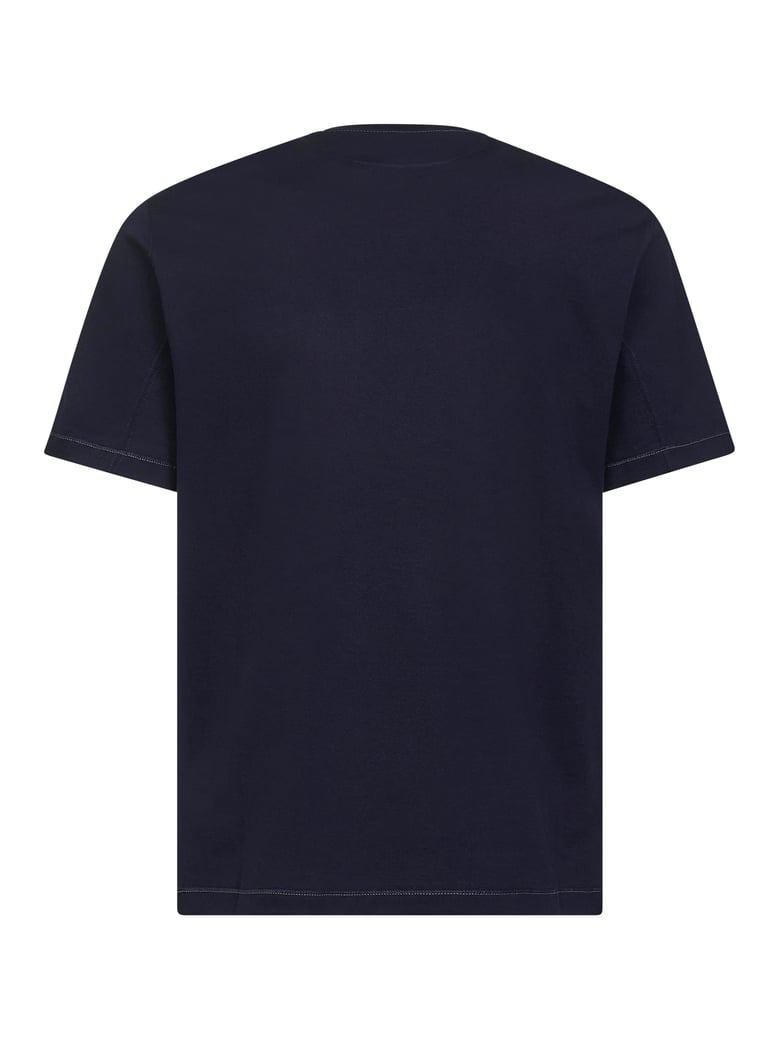 blue crest crewneck t-shirt by Selfnex