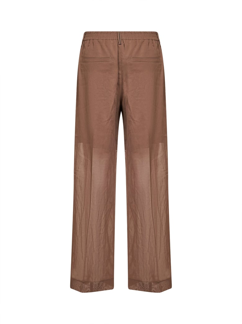 trousers sartorial track sand organza by Selfnex