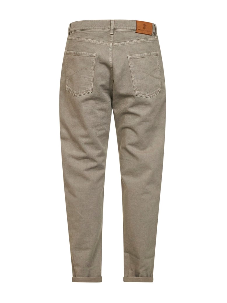 garment-dyed denim iconic fit jeans by Selfnex