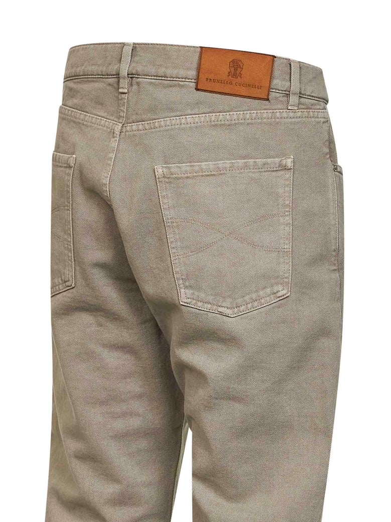 garment-dyed denim iconic fit jeans by Selfnex