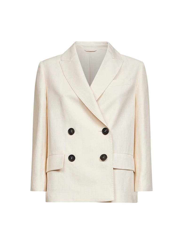 fluid twill jacket with monili by Selfnex