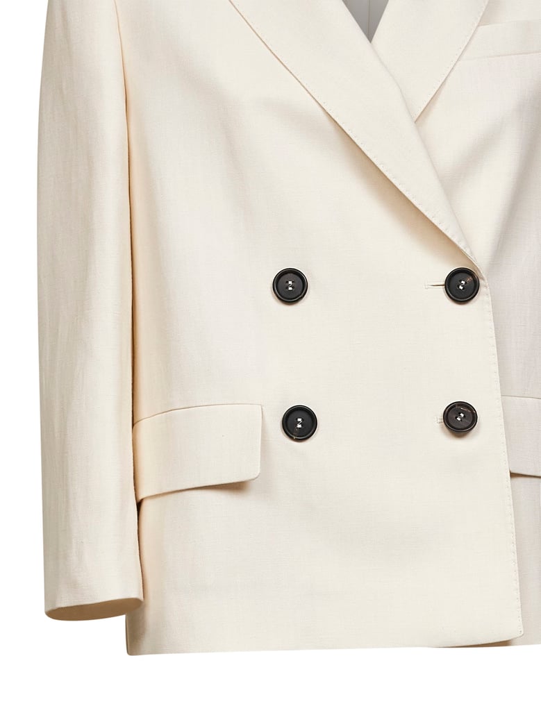 fluid twill jacket with monili by Selfnex