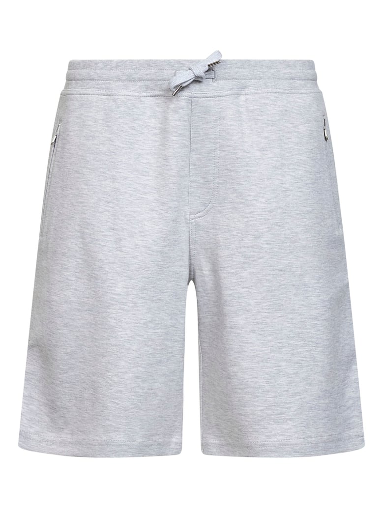 bermuda shorts double fleece pearl grey by Selfnex