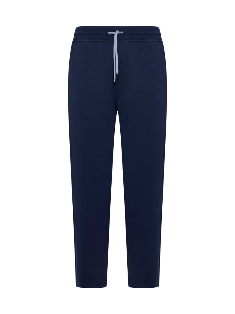 cobalt trousers with drawstring closure by Selfnex