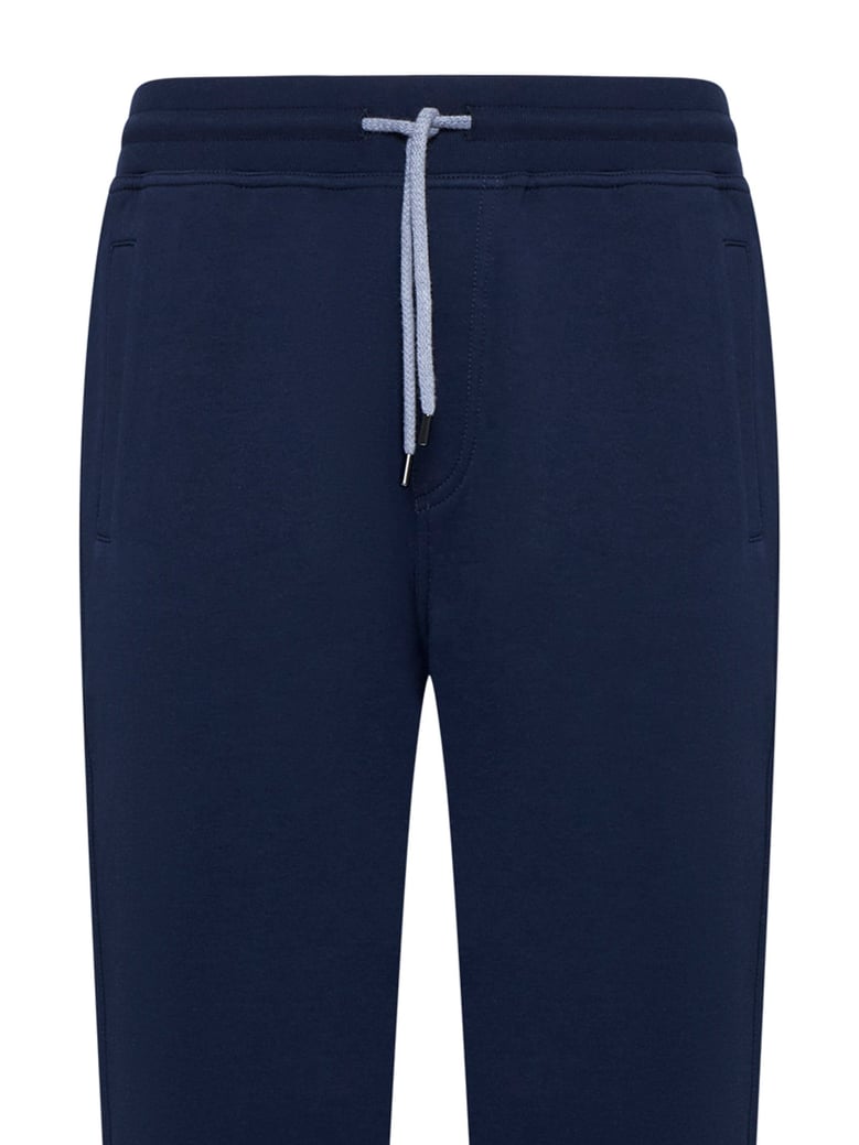 cobalt trousers with drawstring closure by Selfnex