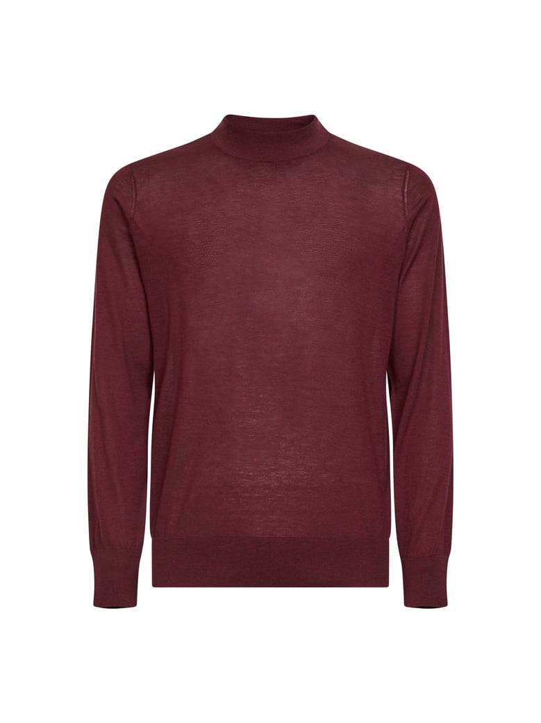knit sweater silk-cotton by Selfnex