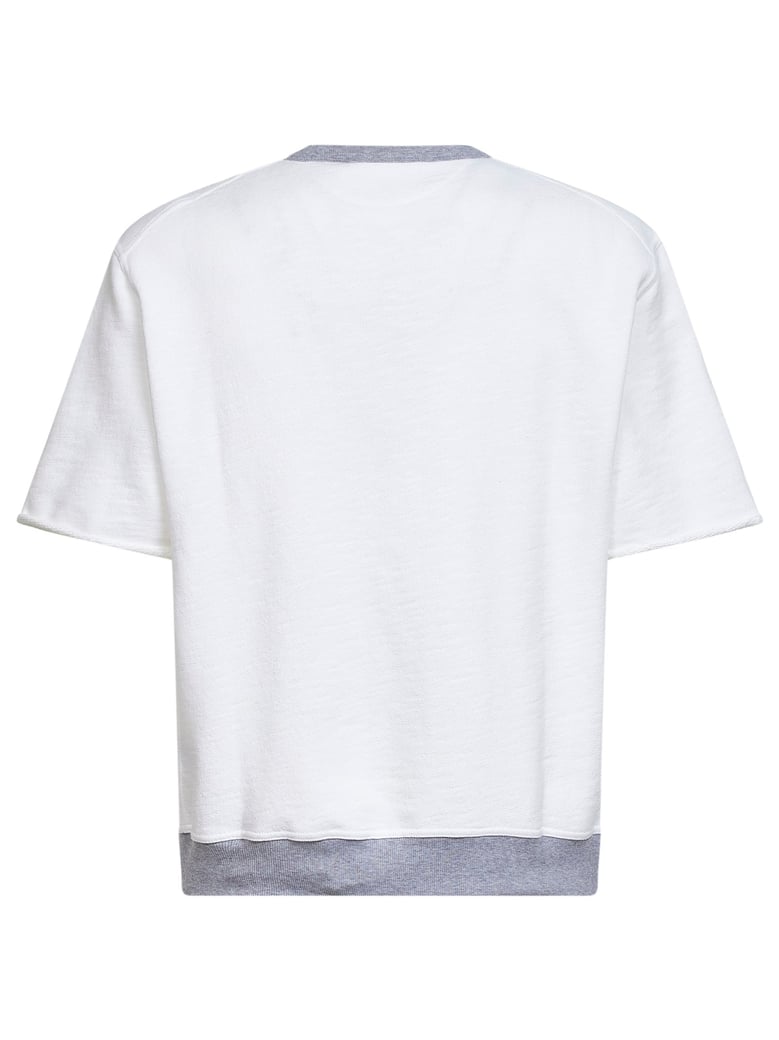 sweatshirt cotton-linen white by Selfnex