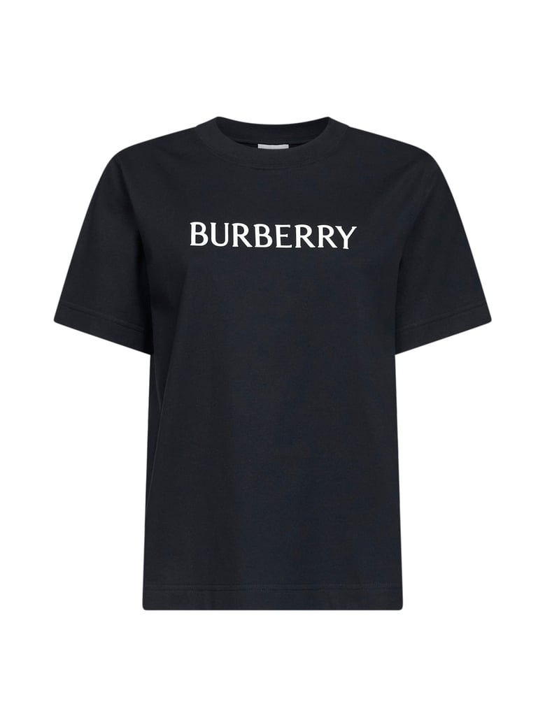 black cotton logo t-shirt by Selfnex