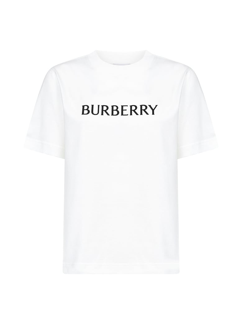 cotton logo t-shirt in chalk white by Selfnex
