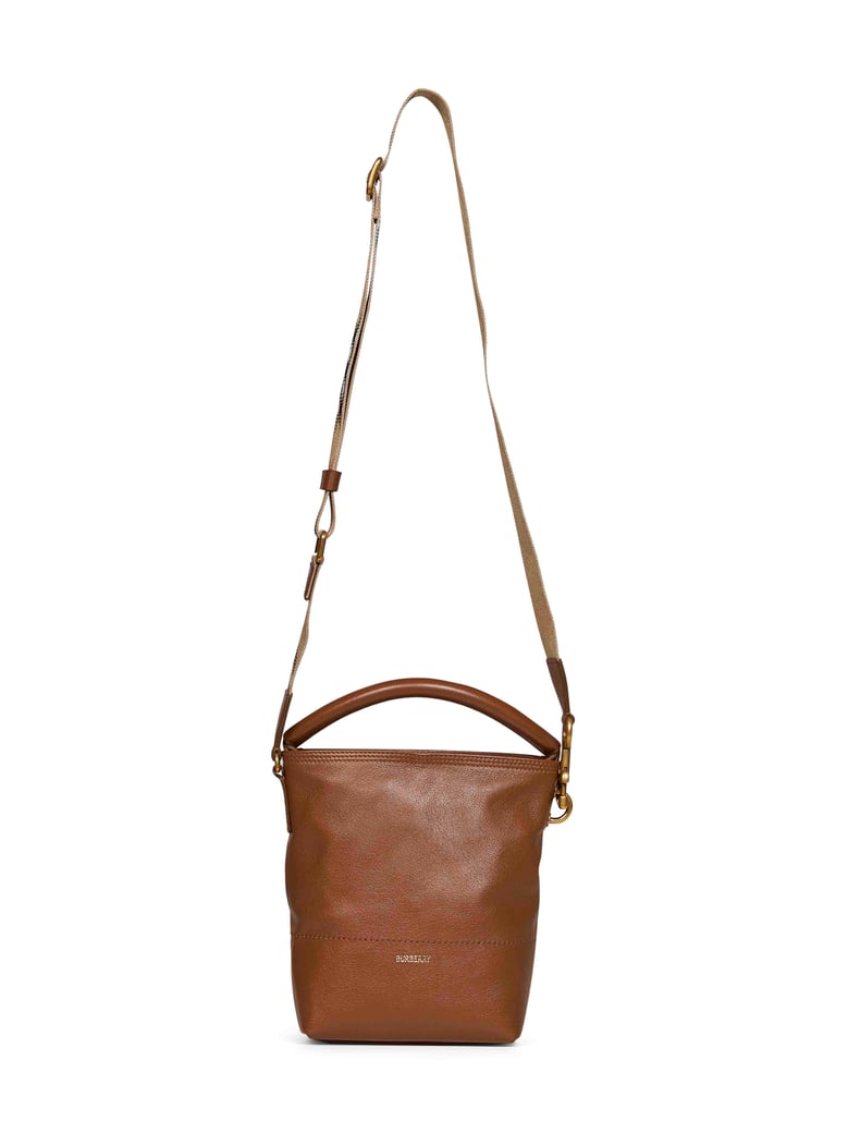 bucket bag hazel mini b clip brown by Selfnex