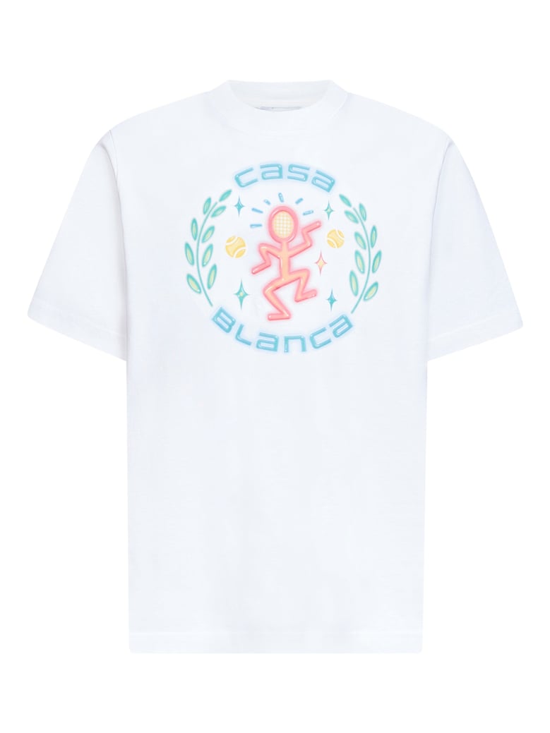 white dance joy t-shirt by Selfnex