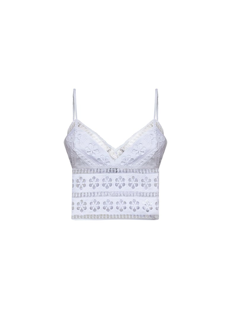 cropped top melie white lace by Selfnex