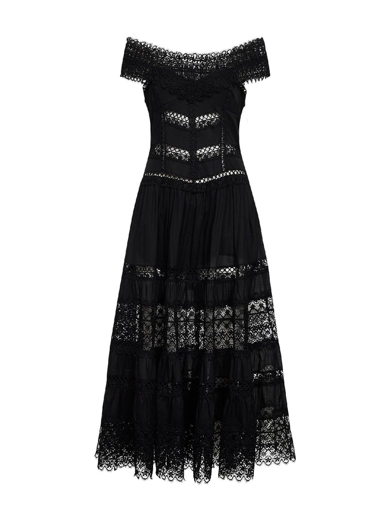 dress amaira black voile by Selfnex