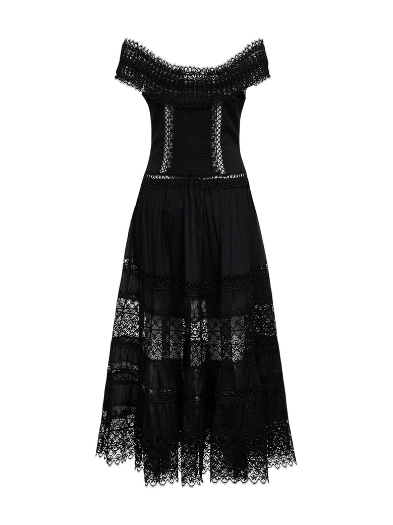 dress amaira black voile by Selfnex