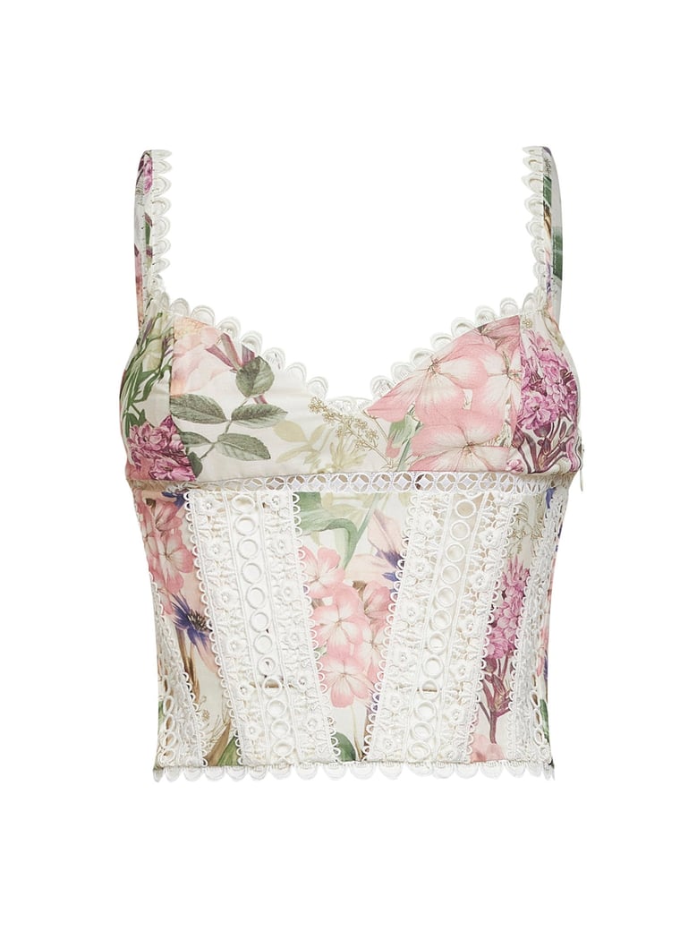 top poppy ivory cotton-lace by Selfnex