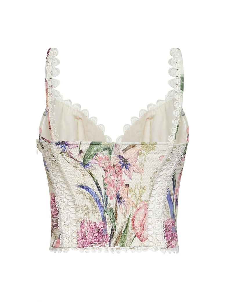 top poppy ivory cotton-lace by Selfnex