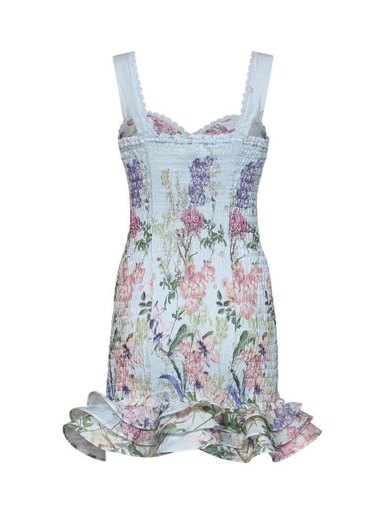 mini bustier dress sunil light blue by Selfnex
