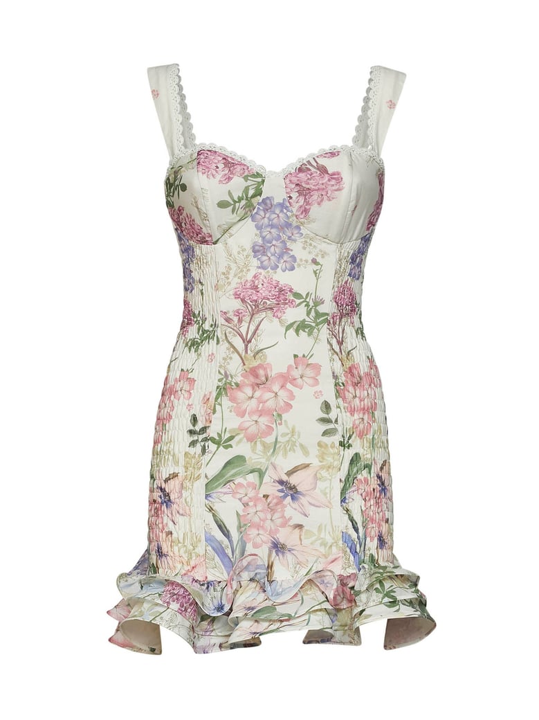 dress sunil bustier mini light blue by Selfnex
