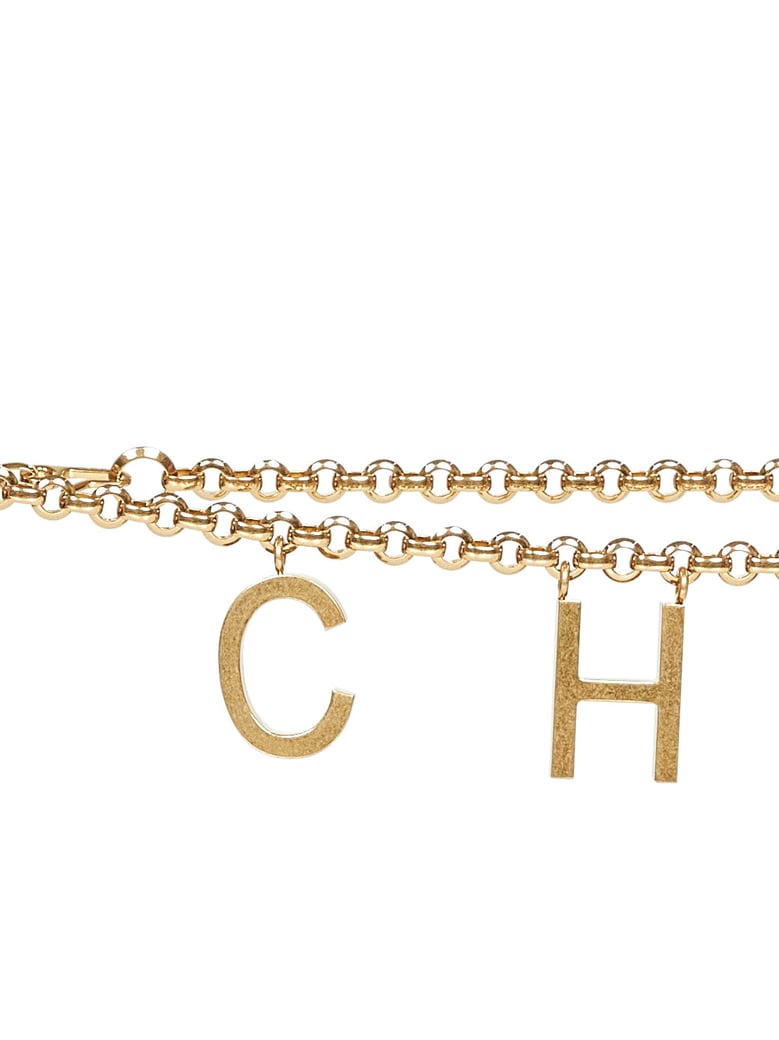 gold letters jewelry belt by Selfnex