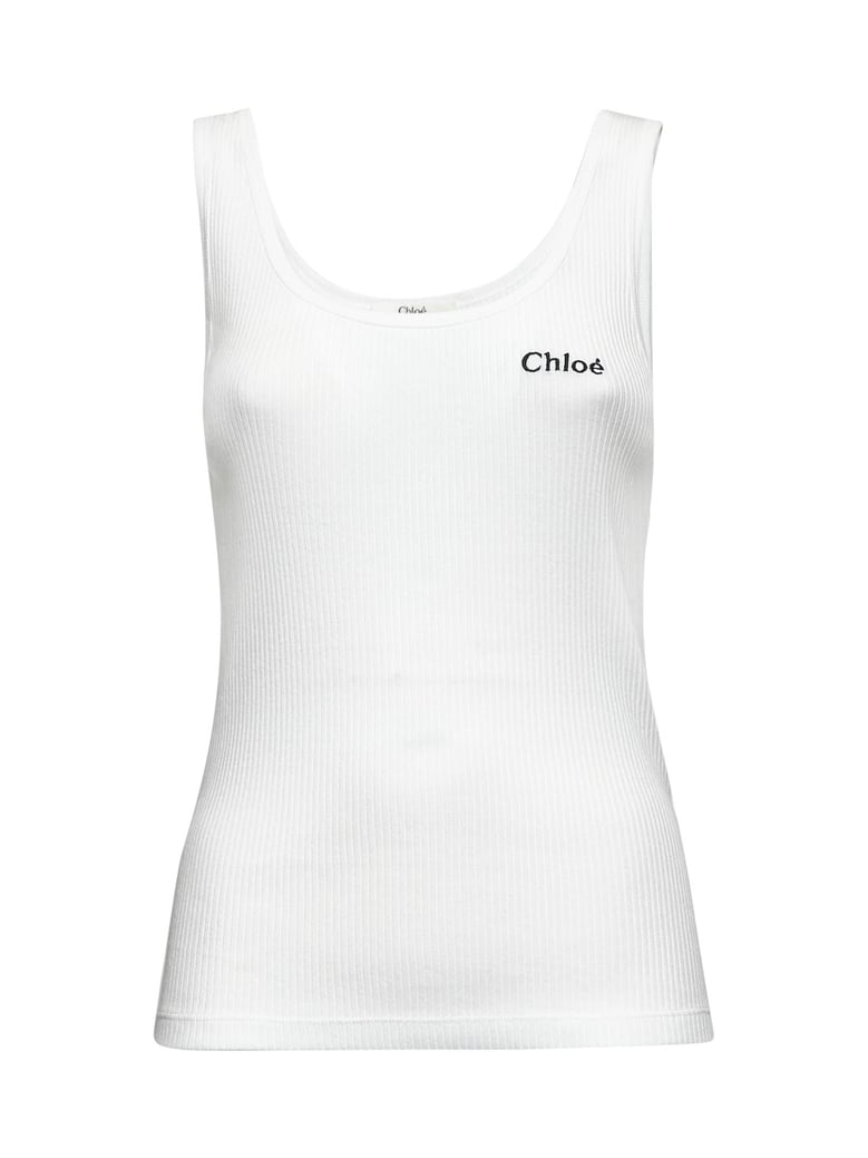 cotton ribbed tank top by Selfnex