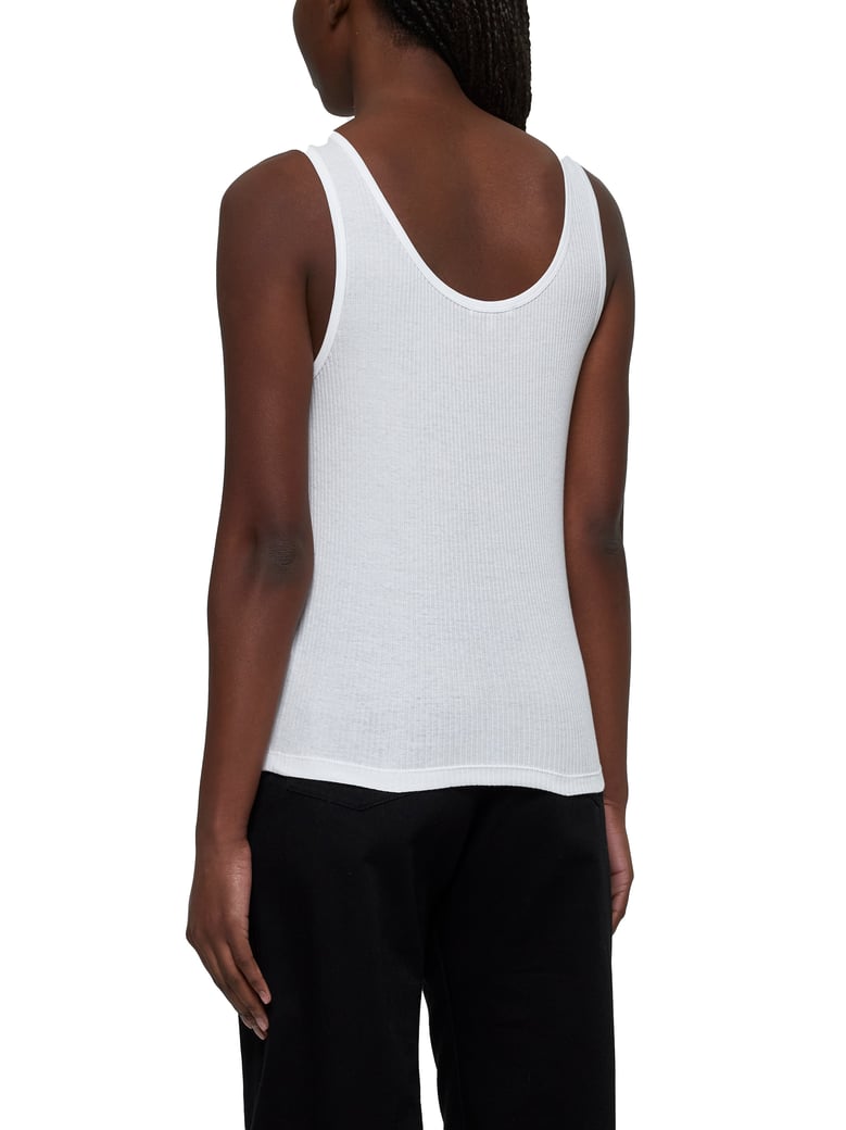 cotton ribbed tank top by Selfnex