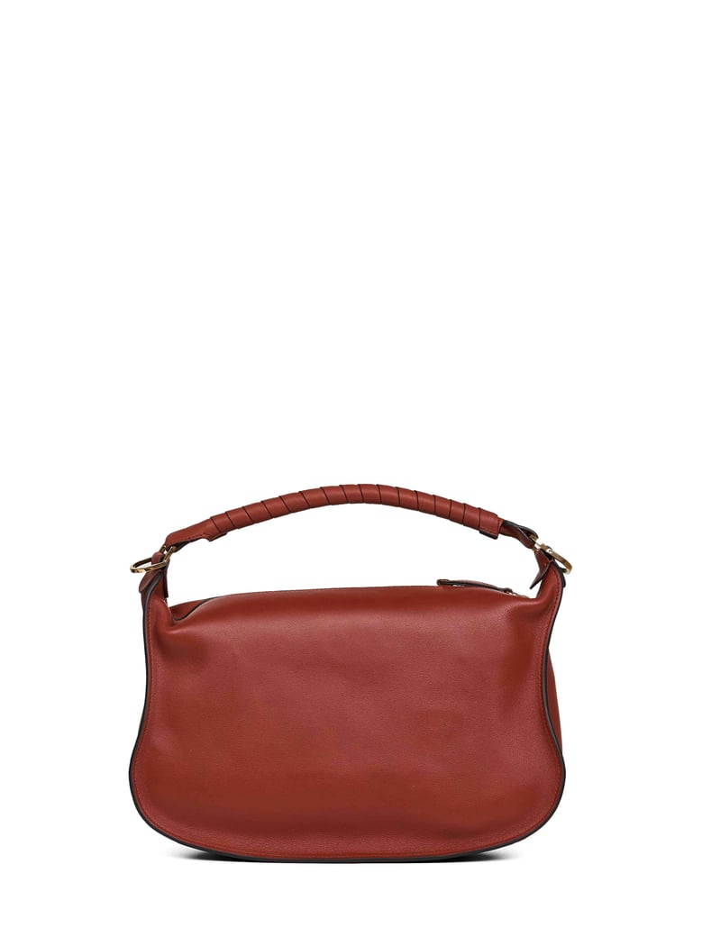 clay brown marcie small shoulder bag by Selfnex
