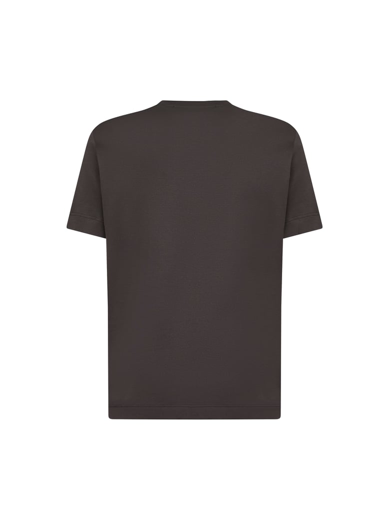 brown cotton jersey t-shirt by Selfnex