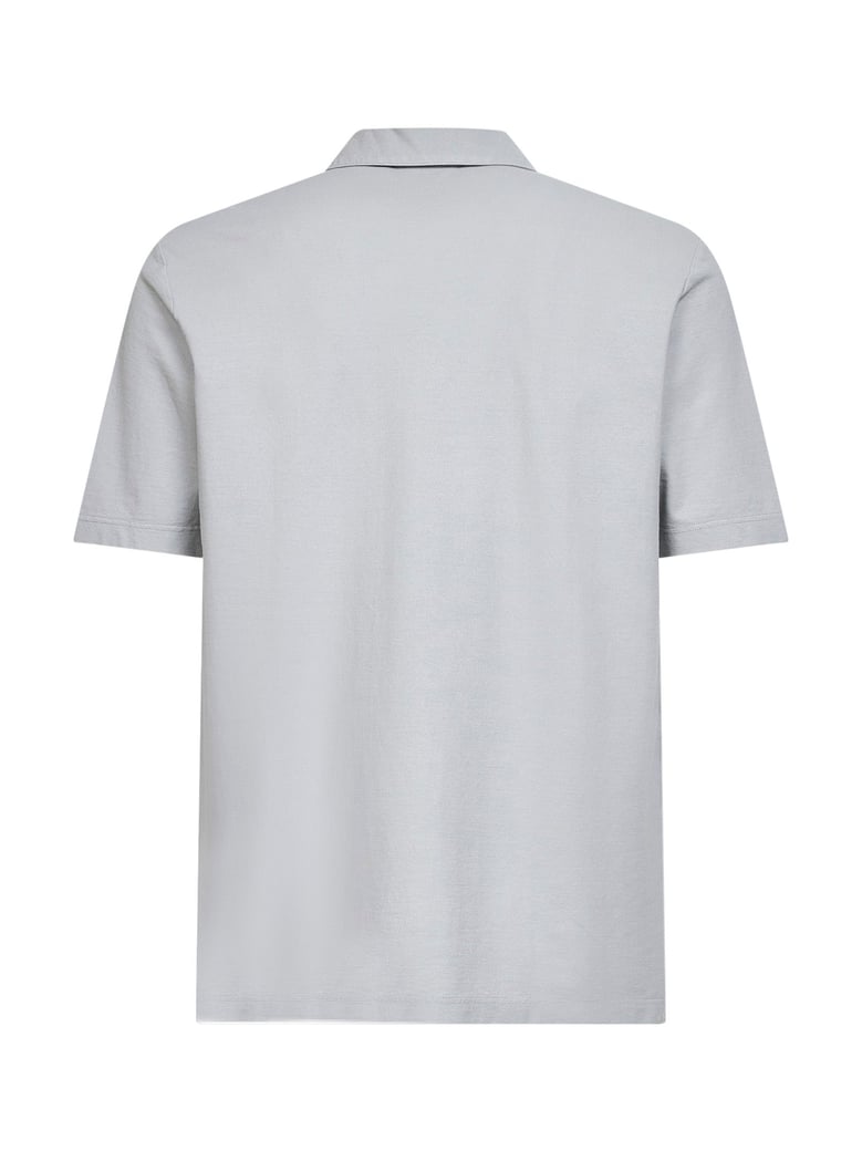 polo shirt grey cotton by Selfnex