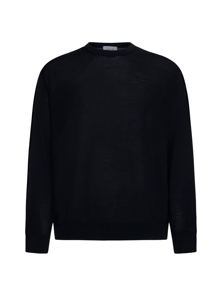 crewneck sweater black by Selfnex