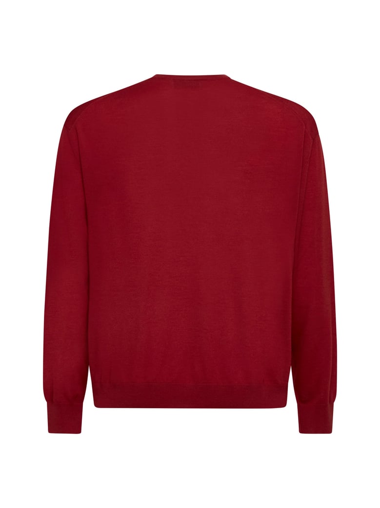 crewneck sweater red by Selfnex