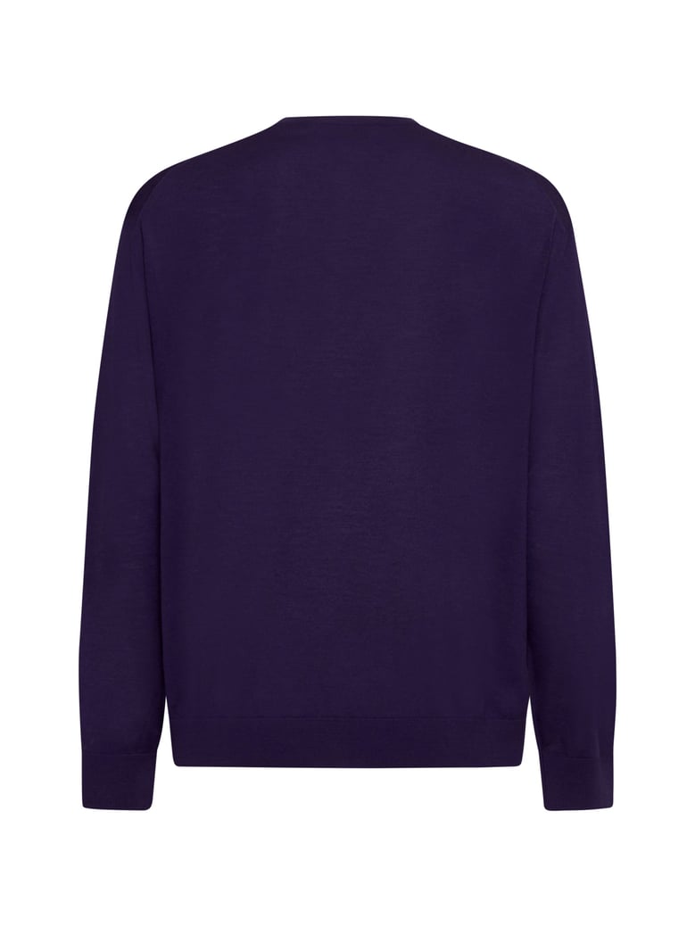 crewneck sweater purple by Selfnex