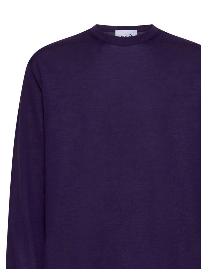 crewneck sweater purple by Selfnex
