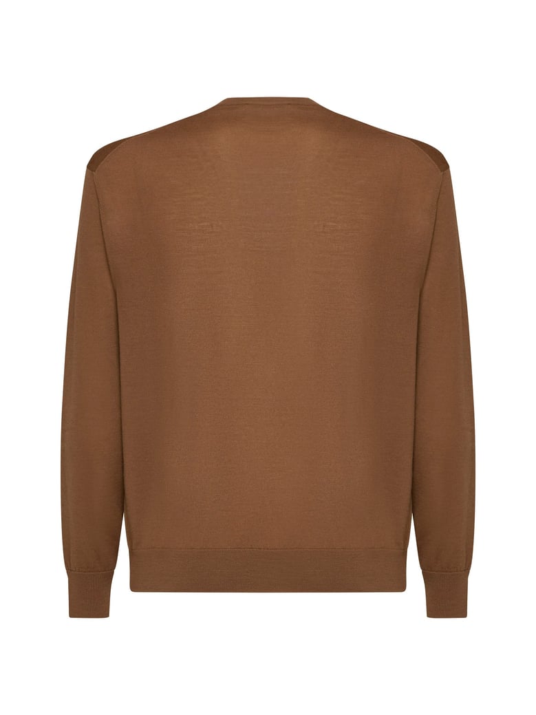 crewneck sweater hazelnut brown by Selfnex