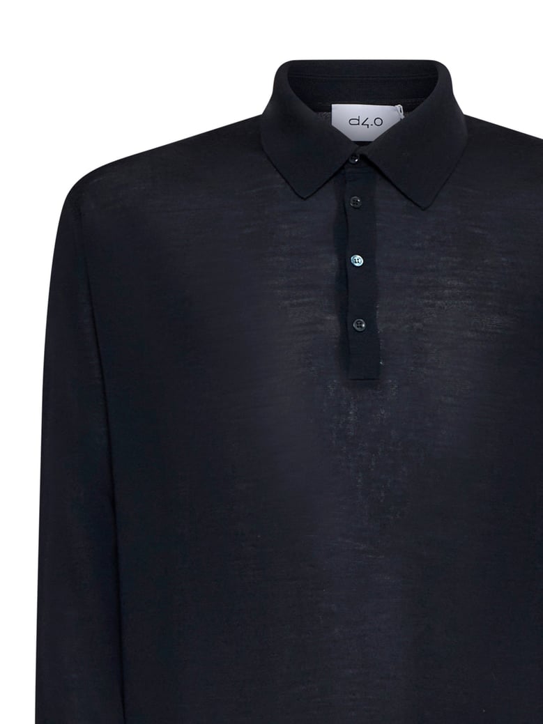 knit shirt blue by Selfnex