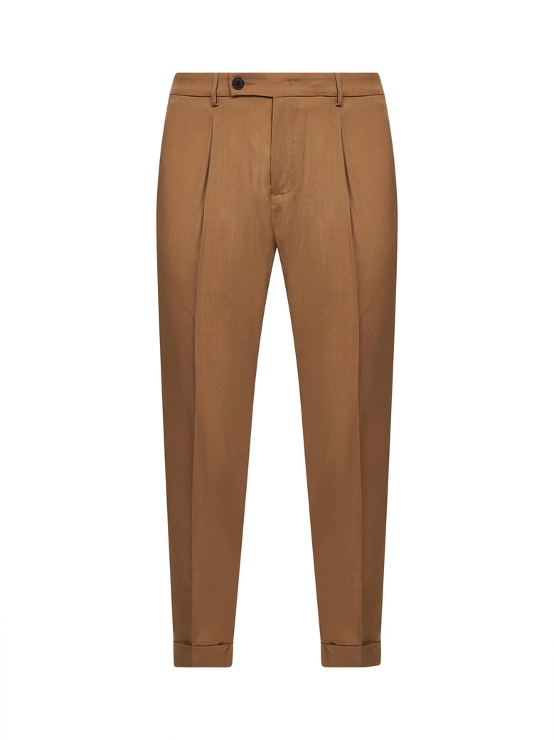 trousers slim carrot camel by Selfnex