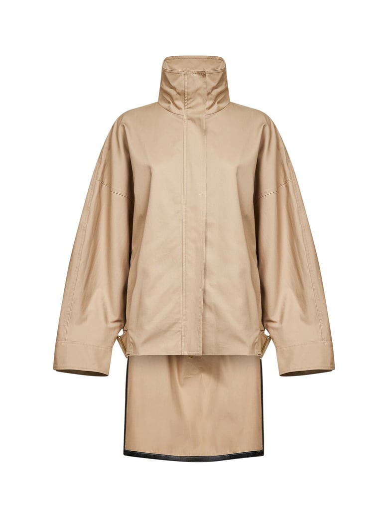 bomber jacket beige cotton by Selfnex