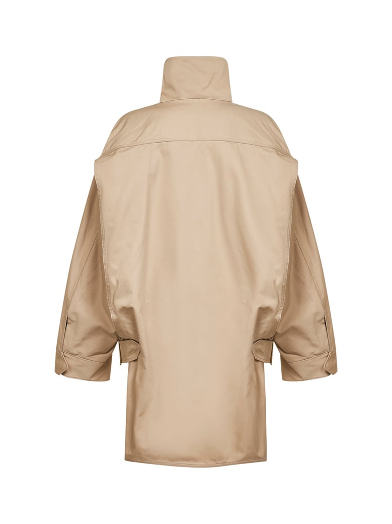 bomber jacket beige cotton by Selfnex