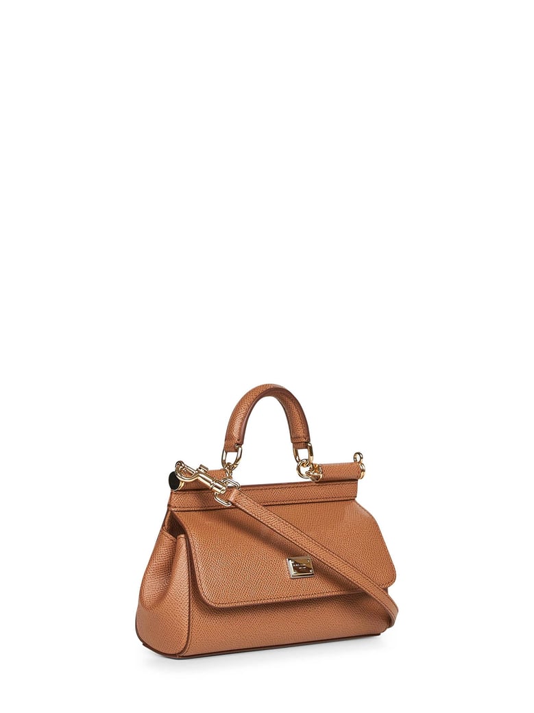 small sicily handbag in caramel by Selfnex