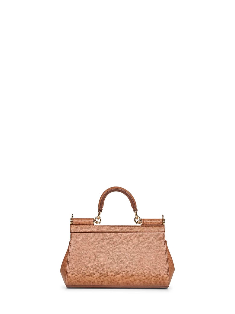 small sicily handbag in caramel by Selfnex