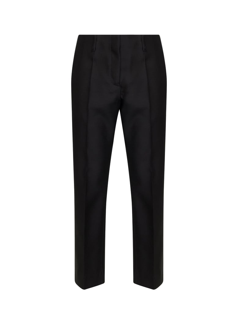 trousers cropped black by Selfnex