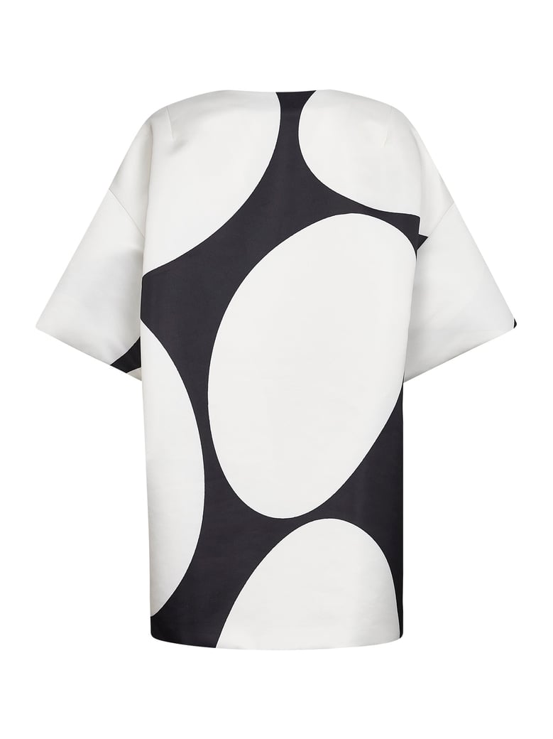 minidress oversized ellipses print multicolour by Selfnex